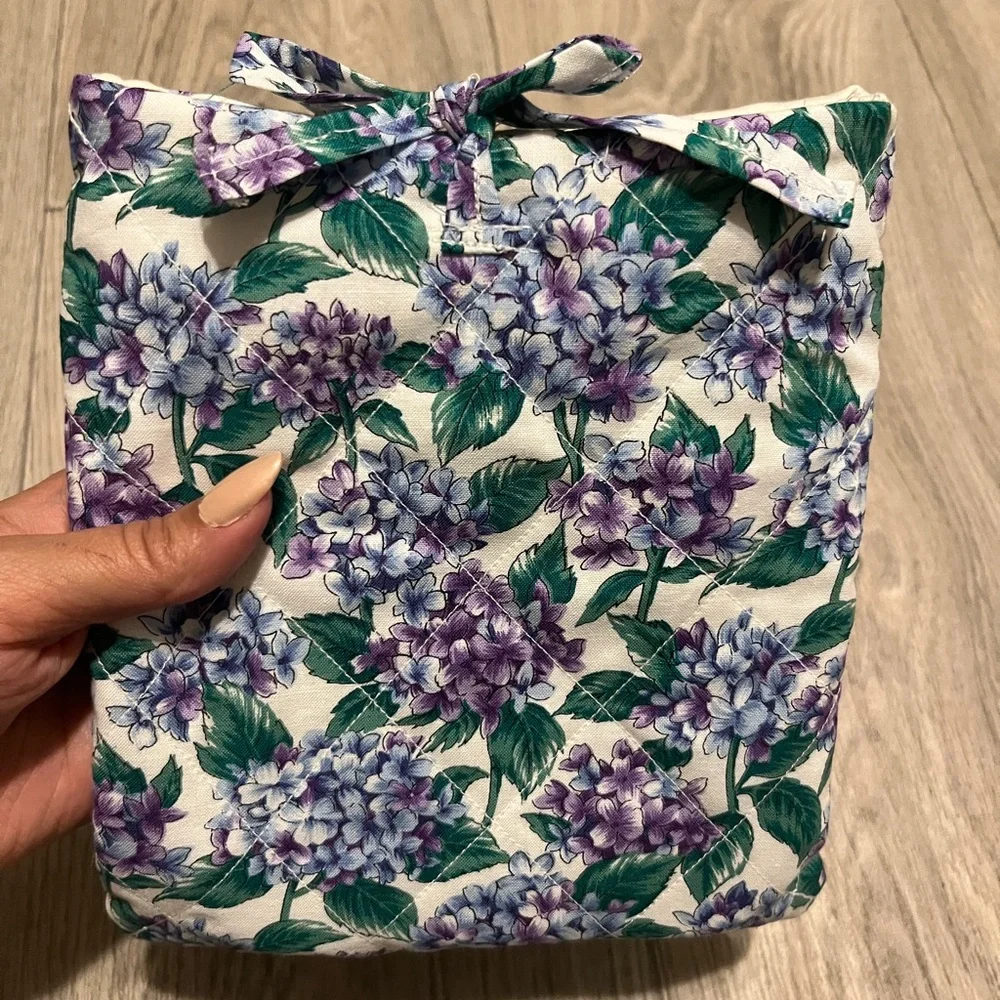 Quilted Purple Floral Kindle Sleeve